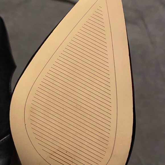 COLE HAAN Kitten Heel Mules with Gold Buckle - Picture 15 of 16